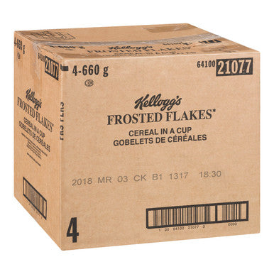 Kellogg's Frosted Flake Cereal, Cup | 55G/Unit, 48 Units/Case