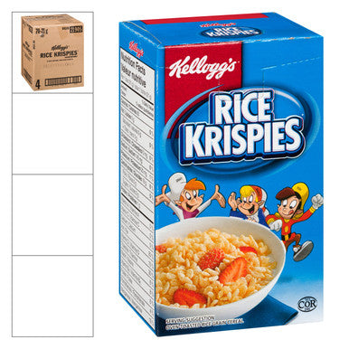 Kellogg's Rice Krispies Cereal, Portion | 21G/Unit, 70 Units/Case