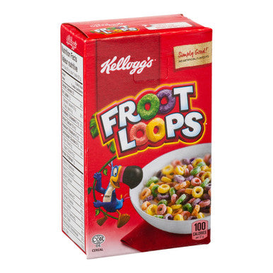 Kellogg's Froot Loop Cereal, Portion | 27G/Unit, 70 Units/Case