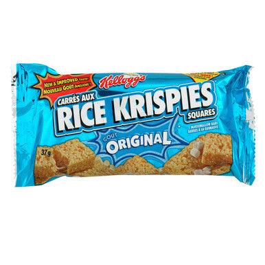 Kellogg's Rice Krispie Cereal Bars, Square, 37G | 20X37G/Unit, 4 Units/Case