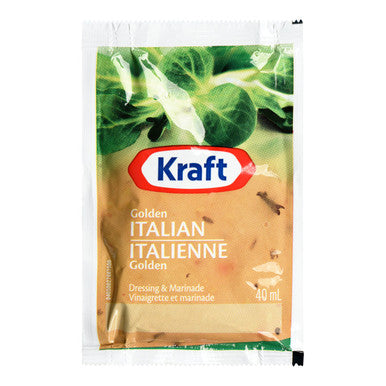 Kraft Golden Italian Dressing, Portion | 40ML/Unit, 100 Units/Case