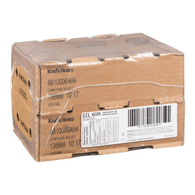 Kraft Pure Blueberry Jam, Portion | 16ML/Unit, 200 Units/Case