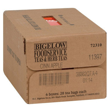 Bigelow Herbal Apple Cinnamon Tea | 28UN/Unit, 6 Units/Case