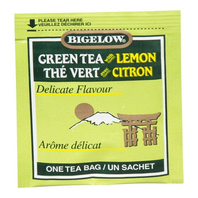 Bigelow Green Tea, With Lemon 1.3G | 28UN/Unit, 6 Units/Case