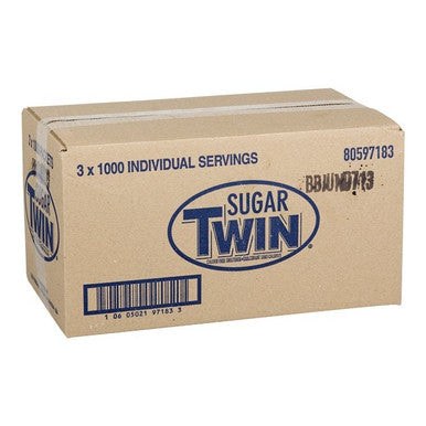 Sugar Twin Original Sugar Substitute Sweetener, Twin | 1000UN/Unit, 3 Units/Case