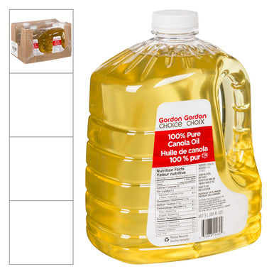 Gordon Choice GFS Pure Canola Oil, Zero Trans Fat | 3L/Unit, 4 Units/Case