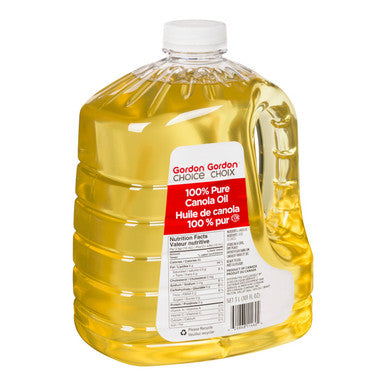 Gordon Choice GFS Pure Canola Oil, Zero Trans Fat | 3L/Unit, 4 Units/Case