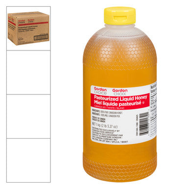 Gordon Choice GFS White Liquid Honey | 1KG/Unit, 6 Units/Case