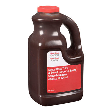Gordon Choice GFS Saucy Boss Thick & Sweet Barbeque Sauce | 3.7L/Unit, 2 Units/Case