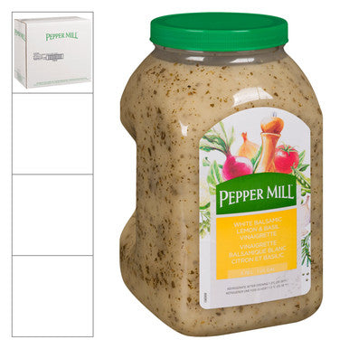Pepper Mill White Balsamic Lemon/Basil Dressing | 3.78L/Unit, 2 Units/Case