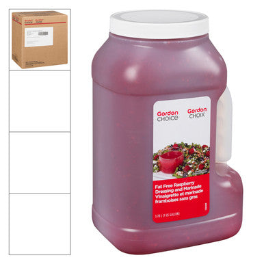 Gordon Choice GFS Raspberry Vinaigrette Dressing, Fat Free | 3.78L/Unit, 2 Units/Case