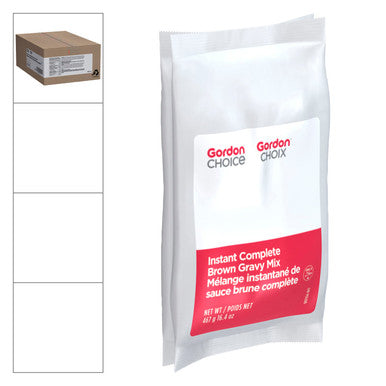 Gordon Choice GFS Instant Brown Gravy Mix, No Added Msg | 467G/Unit, 8 Units/Case
