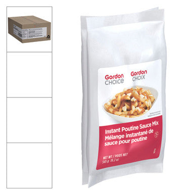 Gordon Choice GFS Instant Poutine Sauce Mix, No Added Msg Vegan | 545G/Unit, 8 Units/Case