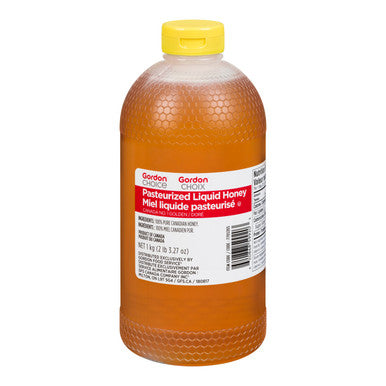 Gordon Choice GFS Golden Liquid Honey, Squeeze Bottle | 1KG/Unit, 6 Units/Case