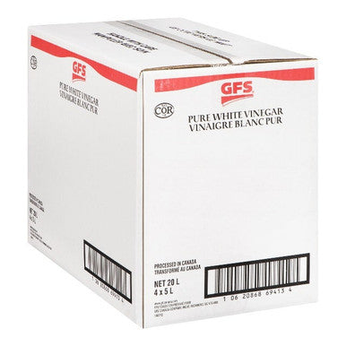 Gordon Choice GFS Pure Distilled White Vinegar | 5L/Unit, 4 Units/Case