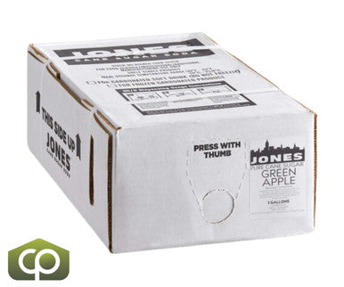 Jones Green Apple Soda Syrup 3 Gallon A Crisp, Tart Delight Bag in Box