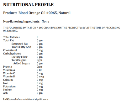 LorAnn Oils Super Strength All-Natural Blood Orange Flavor 1 Gallon