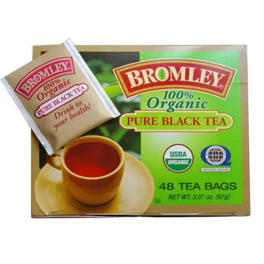 Bromley Pure and Organic Antioxidant Black Tea Bags - 48-Box(6/CASE)