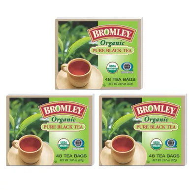 Bromley Pure and Organic Antioxidant Black Tea Bags - 48-Box(6/CASE)