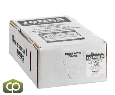 Jones Lemon Lime Beverage Syrup 3 Gallon Bag in Box - Premium Citrus Flavor