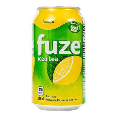 Fuze Lemon Iced Tea Cans 341 mL - (32/CASE)