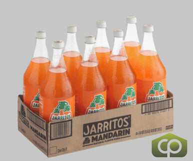Jarritos Mandarin Soda - Authentic Mexican Flavor in a 1.5L Bottle (8/Case)