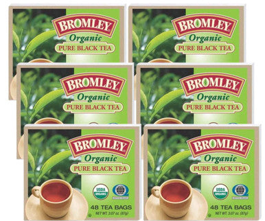 Bromley Pure and Organic Antioxidant Black Tea Bags - 48-Box(6/CASE)