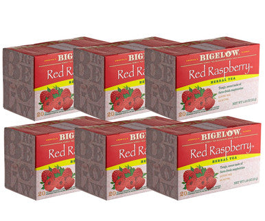 Bigelow Gluten-Free Red Raspberry Herbal Tea Bags - 20/Box (6/Case)