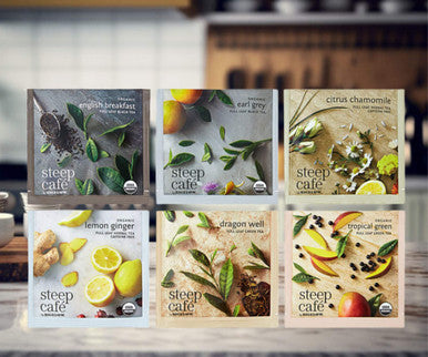 Premium Full Leaf Exquisite & All-Natural Pyramid Tea - 60-Count Case