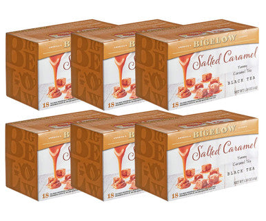 Bigelow Robust Salted Caramel Black Tea Bags - 18/Box (6/Case)