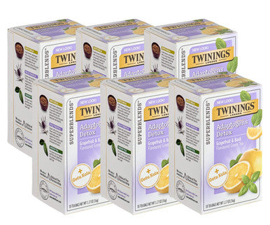 Twinings Detox Adaptogens, Grapefruit & Basil tea - 18/Box(6/CASE)