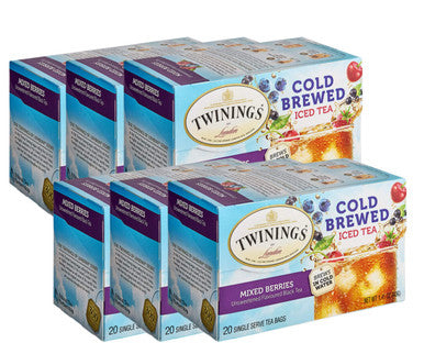 Twinings Mixed Berries Cold Brewed Sweet & Fruity Iced Tea- 20/Box(6/CASE)