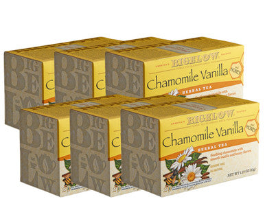 Bigelow Serenely Sweet Chamomile Vanilla and Honey Tea 20/Box (6/Case)