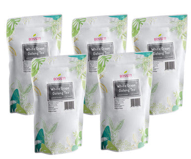 Bossen White Grape Unique Flavor Oolong Ground Tea Bags - 50/Pack(5/CASE)