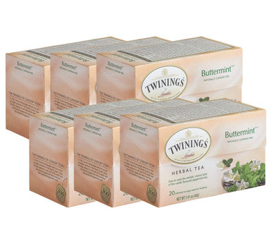 Twinings Buttermint Caffeine-Free Herbal Tea Bags - 20/Box(6/CASE)