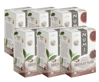 Numi Organic Chocolate Pu-Erh: Responsible Tea - 16/Box (6/Case)