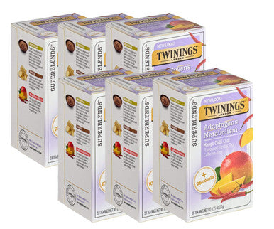 Twinings Boost Adaptogens, Mango Chili Chai Sweet & Spicy - 18/Box(6/CASE)