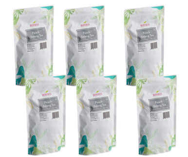 Bossen Peach Full-Bodied Oolong Oolong Ground Tea Bags - 50-Pack(6/CASE)