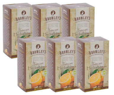 Bromley Exotic Tuscan Lemon Caffeine-Free Herbal Tea - 24/Box(6/CASE)