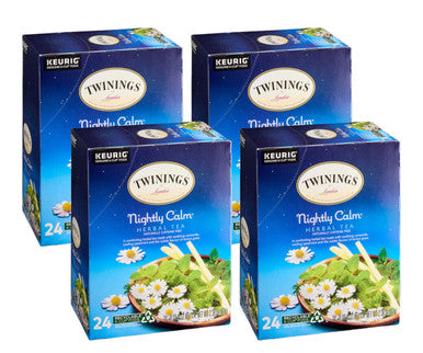 Twinings Nightly Calm Caffeine-Free Herbal Tea Single Serve - 24/Box(4/CASE)