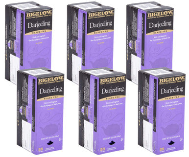 Bigelow All-Natural Darjeeling Tea Bags - 28-Count (6/Case)