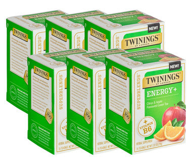 Twinings Superblends Energy Boost Citrus & Apple Green Tea- 16/Box(6/CASE)