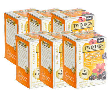 Twinings Blackberry, Hibiscus, & Elderberry Herbal Tea Bags - 16/Box(6/CASE)
