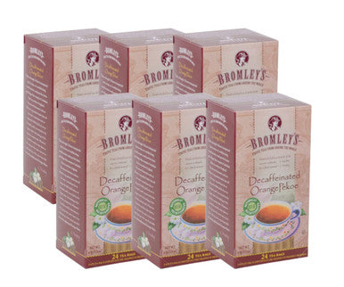 Bromley Exotic Orange Pekoe Decaffeinated Infusion Tea - 24/Box(6/CASE)