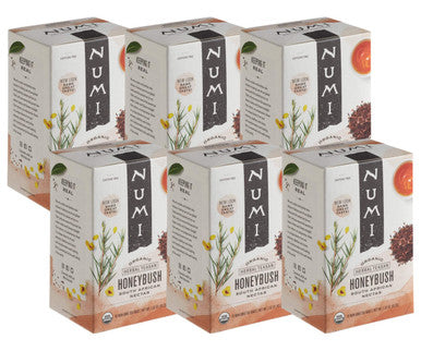 Numi Honeybush Organic Tea Bags Hot or Cold Brew - 18/Box (6/Case)