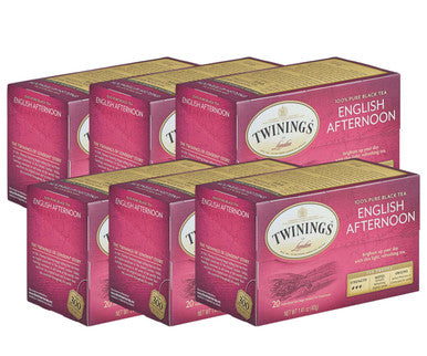Twinings English Afternoon Convenient Packaging Tea Bags - 20/Box(6/CASE)