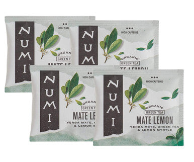Numi Organic & Ethical Mate Lemon Tea Bags - 100/Case (4/Case)