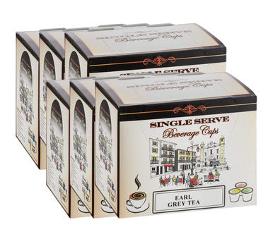 Caffe De Aroma Earl Grey Freshness  Tea Single Serve Cups - 12/Box(6/CASE)