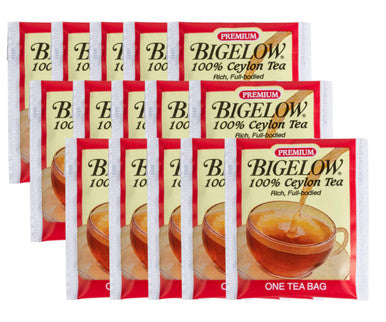 Bigelow Premium Ceylon Tea Bags - All-Natural, 100-Count (10/Case)