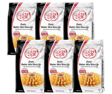 Golden Dipt Zesty Breading Batter Mix | 5LB/Unit, 6 Units/Case